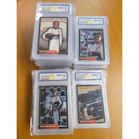 Dale Earnhardt 2001 Gold Collectibles WCG Gem Mt 10 (42) Card Lot - Picture 1 of 6